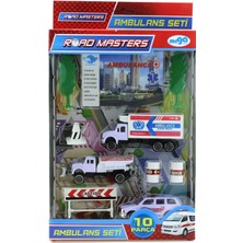 Ağaçlı Metal Ambulans Seti JP9103