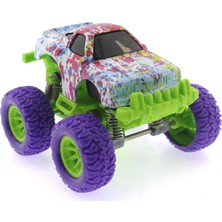 Die Cast Batik Desenli Mor Teker Araba