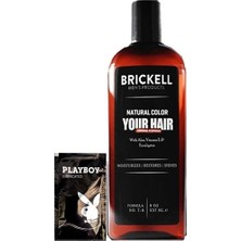 Brickell Erkeklere Özel Antibeyaz Saç Sakal Şampuanı SNMP20022 Brickell 237 ml + Yanında Jel