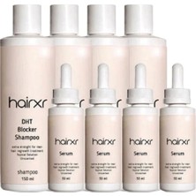 Hairxr Hairxrl Saç Şampuanı 150 ml x 4 Adet + Serum 30 ml x 4 Adet