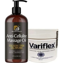 Variflex Anti-Cellulite Massage Oil 240 ml Masaj Yağı + Variflex Krem 150 ml