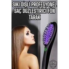 Yeni Nesil Elektrikli Fön Tarak Düzleştirici Isı Ayarlı