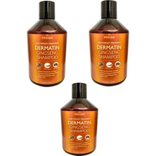 Yıkadıkça Saçları Uzatan Dökülmeyi Engelleyen Dermatın Gingseng Mucizesi Shampoo 500 ml x 3 Adet