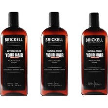 Saç ve Sakal Üzerinde Etkili Doğal Beyazlık Giderici Renk Açıcı Şampuan 237 ml x 3 Adet