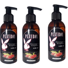Playboy Ahududu Aromalı Masaj Yağı 120 ml x 3 Adet