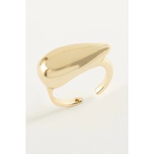 Su Damlası Metal Yüzük