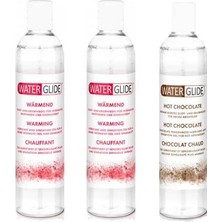 Water Glide  Warming Lubricant 400 ml 2 Adet +  Hot Chocolate Lubricant 400 ml Çikolata Aromalı Jel 1 Adet