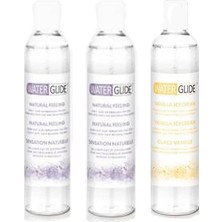Water Glide  Natural Feeling Lubricant 400 ml Doğal His 2 Adet +  Vanilla Icecream Lubricant 400 ml Vanilya Aromalı 1 Adet