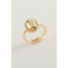 Oval Metal Yüzük