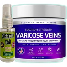 Pharmapulse Varicose Veins Purple Bakım Kremi 100 ml + Çörek Otu Yağı 30 ml