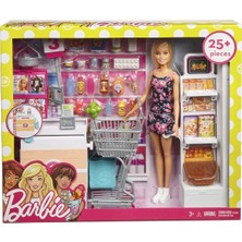 Barbie FRP01  Süpermarkette Oyun Seti