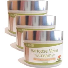 Spider Varicose Veins Cream Varis,selülit,diz,bacak Bakım Kremi 3 Adet - 100 ml