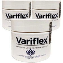 Variflex LSTKS040 3 Adet 150 ml Varicosel Cream Büyük Boy Bacak Kremi