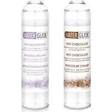 Water Glide  Natural Feeling Lubricant 400 ml Doğal His 1 Adet +  Hot Chocolate Lubricant 400 ml Çikolata Aromalı 1 Adet