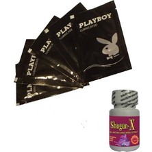 Playboy Hepsidahice Pboy Lubricated Gel 5 x 5  ml  Jel + 30LU Shogunx Erkeklere Özel