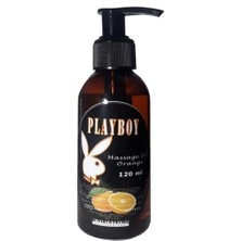 Playboy Orange Flavored Massage Oil Portakal Aromalı Vücut Masaj Yağı 120  ml  1 Adet