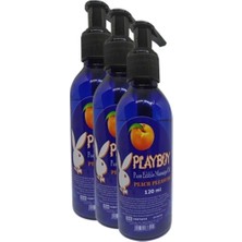 Playboy Pure Edible Massage Oil 120 ml Şeftali Aromalı Masaj Yağı 3 Adet