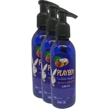 Playboy Pure Edible Massage Oil 120 ml Hindistancevizi Aromalı Masaj Yağı 3 Adet