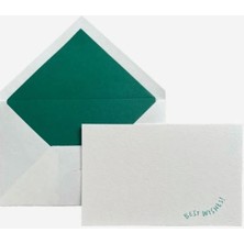 Maritera Curvy Best Wishes Tebrik Kartı (10'lu Kutu)