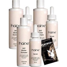 Hairxr 3tane 150 ml Saç Bakım Şampuanı ve 30 ml Serum Saç Besleme Güçlü + Yanında Jel