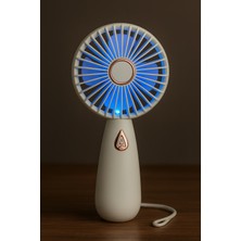 USB Şarjlı Taşınabilir Mini El Tipi Fan – Sessiz ve Güçlü Serinlik