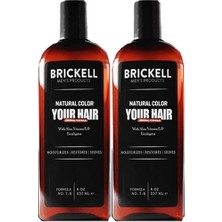 Brickell Erkeklere Özel Anti-White Saç Sakal Bakım Şampuanı 237 ml x 2 Adet