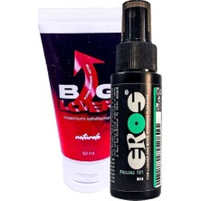Eros EROPRO101 60ML AVNY057 Büyük Boy Zaman Stop Sprey ve Erektin Stimul Gel Erkeklere Özel 60 ml Jel AVNY057