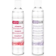 Water Glide  Warming Lubricant 400 ml 1 Adet +  Natural Feeling Lubricant 400 ml Doğal His Jel 1 Adet