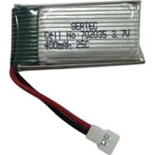 702035 / 3.7V - 400MAH - 25C Beyaz Soket