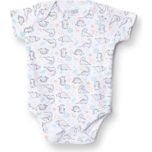 Hellobaby Erkek Bebek Kısa Body Çıtçıtlı Zarf Yaka