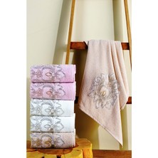 30X50 cm 6'lı Güpürlü El & Mutfak & Yüz Çeyizlik Hediyelik Havlu Seti