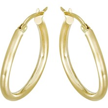 T51 Tuğrul Altın Altın Halka Küpe T075341