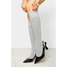 2'li Bej Viskon Kadın Dizüstü Çorap