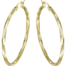 T51 Tuğrul Altın Altın Halka Küpe T075319