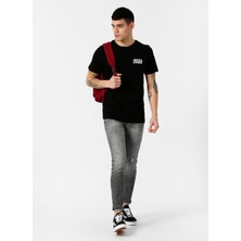 Jack & Jones Bisiklet Yaka Logolu Tişört-Corplogo
