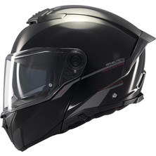 Kask mt Atom 2 A1 Çene Açılır Parlak Siyah