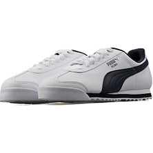 Puma Roma Basic 353572 12 Erkek Beyaz-Lacivert Spor Ayakkabı