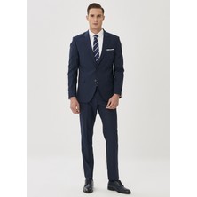 ALTINYILDIZ CLASSICS Erkek Lacivert Regular Fit Rahat Kesim Takım Elbise
