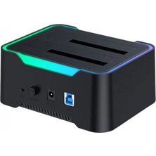 3.0 HDD Klonlama Istasyonu 2.5" 3.5" Sata Harddisk Kopyalama Docking Kutusu