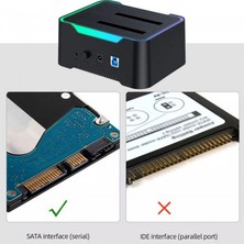 3.0 HDD Klonlama Istasyonu 2.5" 3.5" Sata Harddisk Kopyalama Docking Kutusu