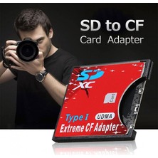 Sd To Cf Kart Dönüştürücü Adaptör Compact Flash Tip I Çevirici