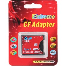 Sd To Cf Kart Dönüştürücü Adaptör Compact Flash Tip I Çevirici