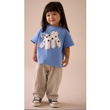 Mavi Üst Çizgili Alt Unisex Takım