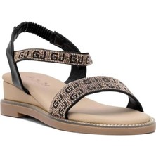 Guja 25Y346-3 Taşlı Premium Kadın Sandalet