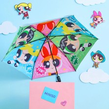 Powerpuff Girls Lisanslı Gümüş Kaplamalı Güneş Şemsiyesi