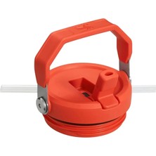 Stanley The Iceflow Flip Straw Pipetli Termos 0,89 L Mor/turuncu