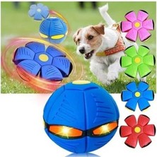 Işıklı Zıplayan Frizbi Evcil Hayvan Topu