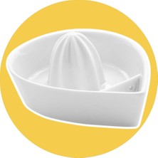 Güral Porselen Limon Sıkacağı Beyaz