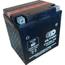 OUTDO YTX30L-BS 12V 28 AMPER (AH) MOTOSİKLET AKÜSÜ