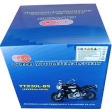 OUTDO YTX30L-BS 12V 28 AMPER (AH) MOTOSİKLET AKÜSÜ